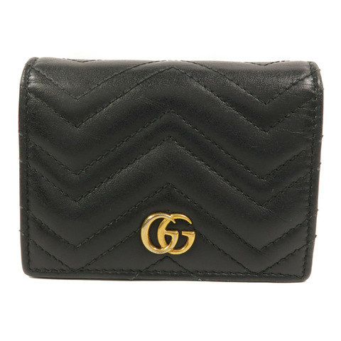 GUCCI 牛皮皮革GG Marmont Wallet錢包
