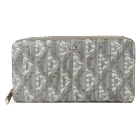 Dior 塗層帆布Long Zip Wallet長錢包