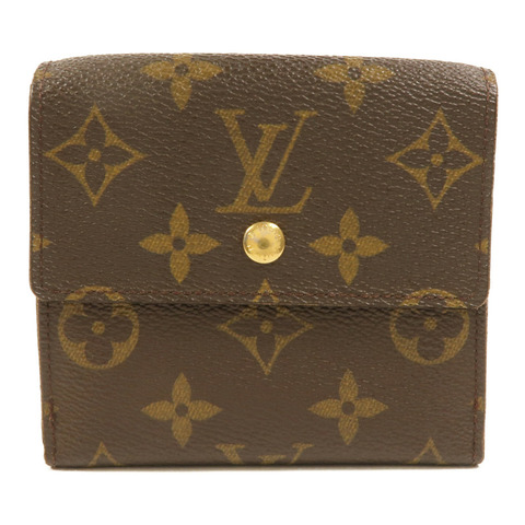 LOUIS VUITTON Monogram Portefeuille Elise Wallet金扣錢包