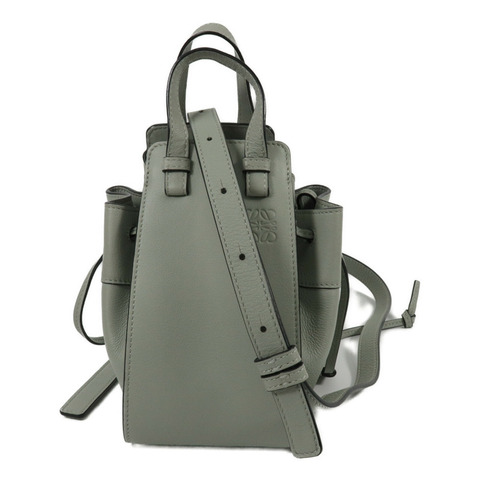LOEWE 牛皮皮革Mini Hammock Drawstring手挽肩背兩用袋