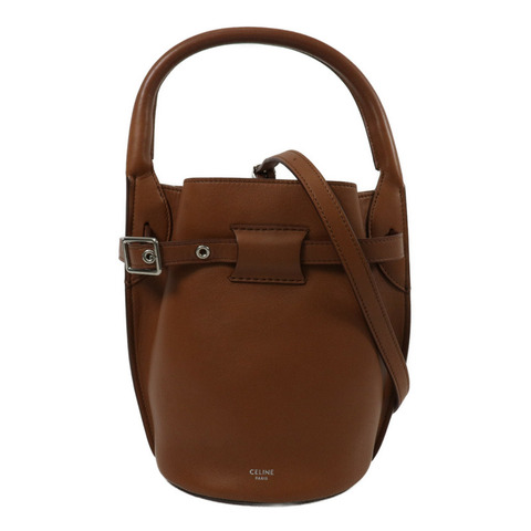 CELINE 牛皮皮革Nano Bucket手挽肩背兩用袋