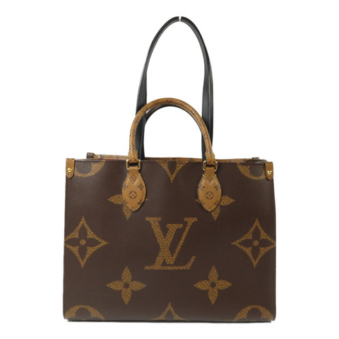 LOUIS VUITTON Monogram Giant On The Go MM手挽肩背兩用袋