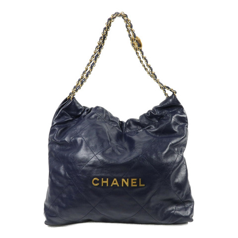 CHANEL 牛皮皮革Chanel 22 Medium鏈帶肩背袋