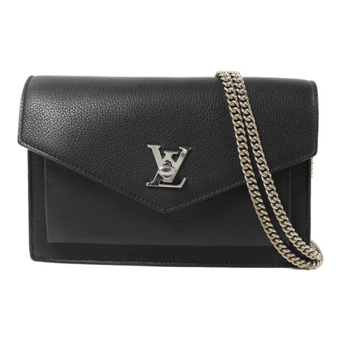LOUIS VUITTON 牛皮皮革Mylockme鏈帶肩背袋