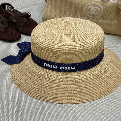 Miu Miu 草編帽
