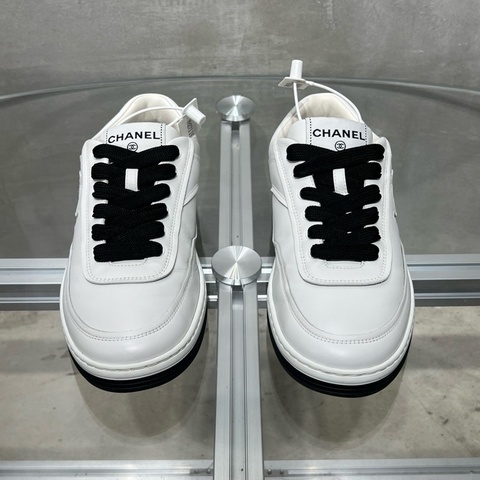 CHANEL/香奈兒 24P 黑白雙C熊貓板鞋 尺碼/37.5碼