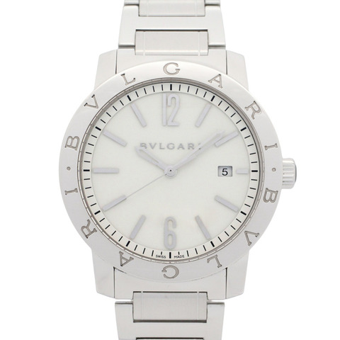 寶格麗 (Bulgari) BVLGARI 男士白色不鏽鋼腕錶 BB41S