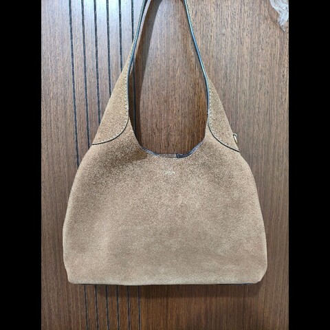 Coach 麂皮肩背包｜29cm｜95新｜超美質感