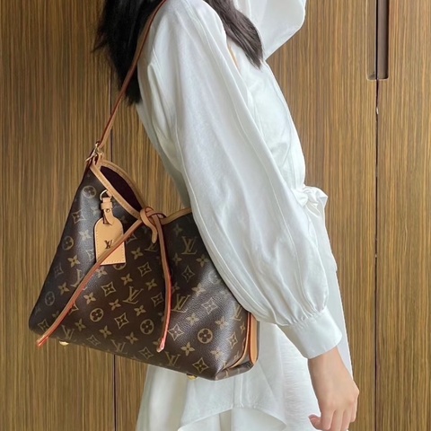 閒置全配🤎#LV #Carryall小號 #老花子母包 #晶片款