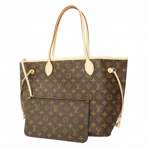 路易威登 Monogram Neverfull MM 手提包 M46975 玫瑰米色（女士）