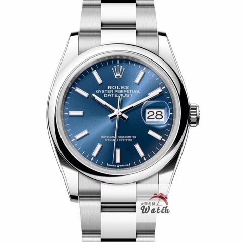 【大眾名錶】ROLEX 勞力士126200 Datejust DJ36 蠔式日誌 2024/2全配件 熱門藍色面盤 大眾名錶B1481
