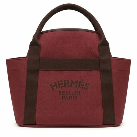 HERMES 酒紅騎士裝備收納包