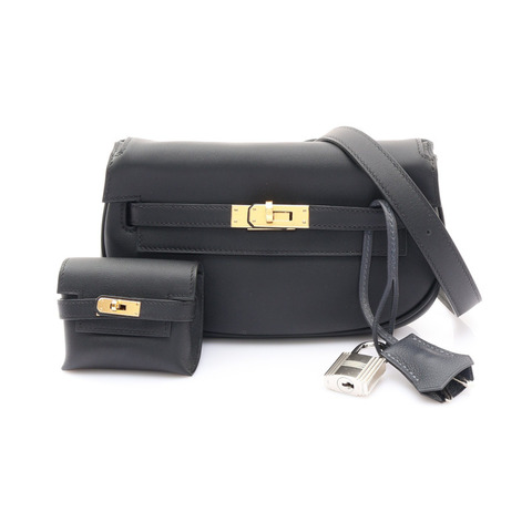 Kelly Moove 肩背包 Swift牛皮 黑色 金扣 W刻【HERMES 愛馬仕】 H084552CC