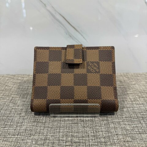 LV 期盤格釦式卡片夾