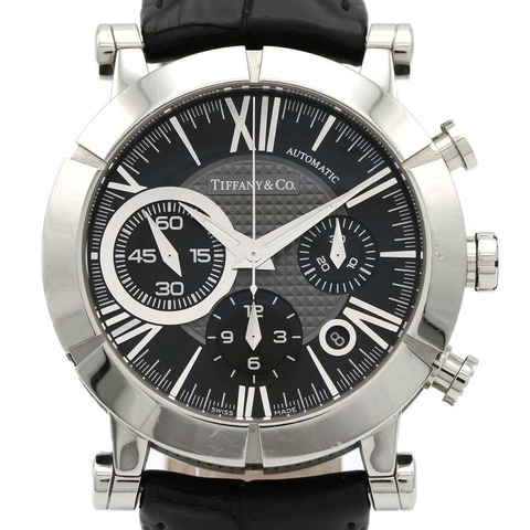 Tiffany & Co.) Atlas Gent Chrono Z1000.82.12A10A71A 不鏽鋼 x 橡膠自動腕錶