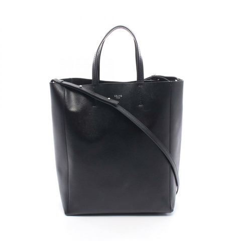 CELINE Vertical Small Cabas 2WAY 手提包 189813 黑色皮革 二手 女款