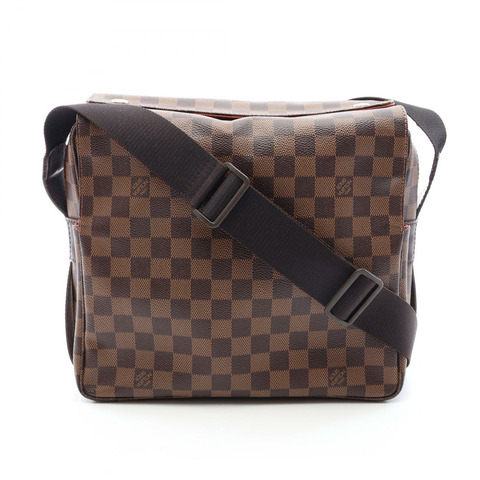 路易威登 Naviglio 單肩斜背包 N45255 Damier 皮革 Ebene 二手