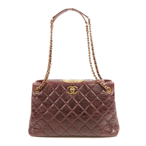 CHANEL 牛皮皮革Portopello Bowler肩背袋
