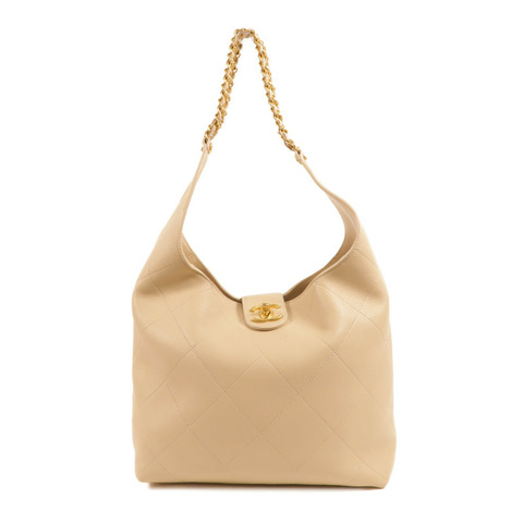 CHANEL 羊皮皮革25P Hobo Bag肩背袋