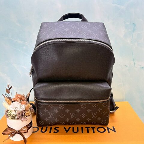 LV Discovery PM黑老花雙肩後背包