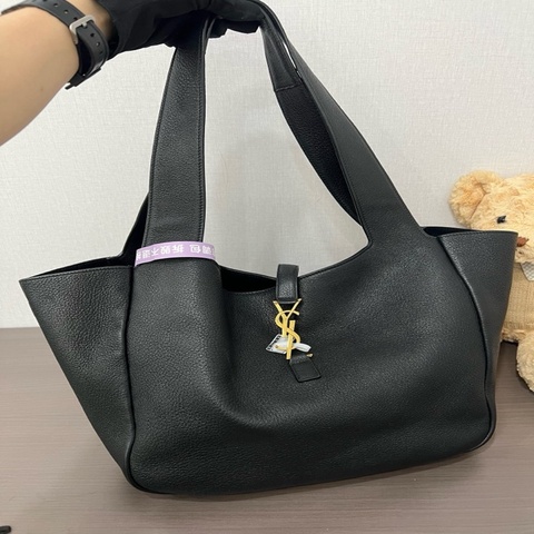 YSL 聖羅蘭 黑金BEA鹿皮托特