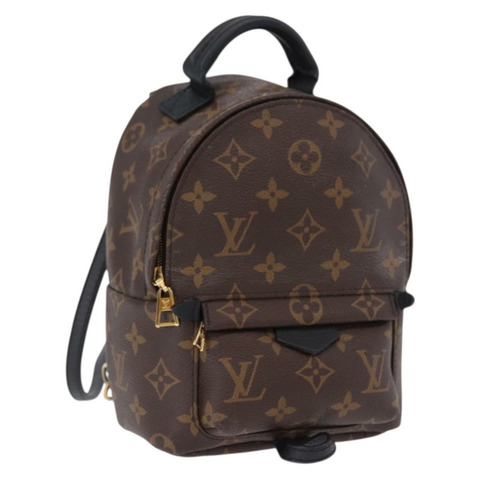 路易威登 Monogram Palm Springs 迷你雙肩包 M44873 LV Auth ep15194A