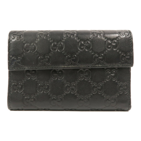 GUCCI 牛皮皮革Guccissima Flap Wallet錢包