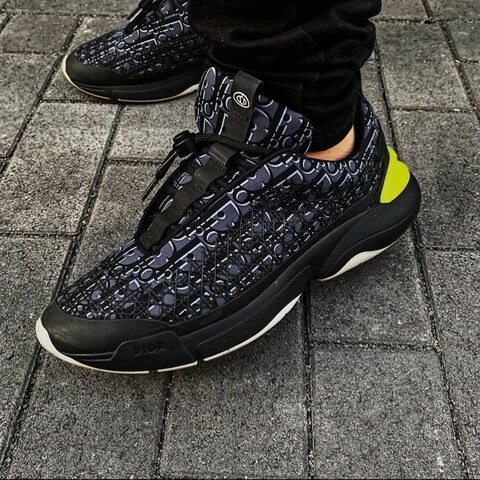 Dior Homme B24 藤格紋低筒運動鞋