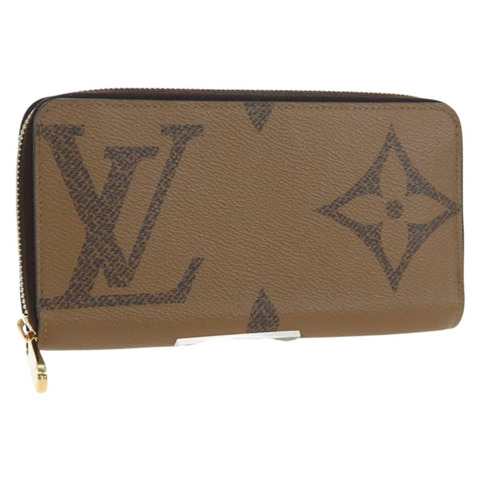 路易威登 Monogram Giant Reverse Zippy 長版皮夾 M69353 LV Auth 190341M