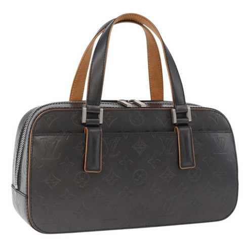 路易威登 Monogram Mat Shelton 手提包 黑色 M55172 LV 正品 ka5335A