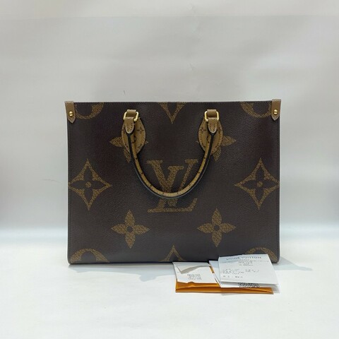 芯片款LV路易威登经典老花on the go中号手提斜挎包35*27*14