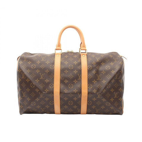 路易威登 Keepall 45 旅行手提包 M41428 Monogram 皮革 棕色 二手