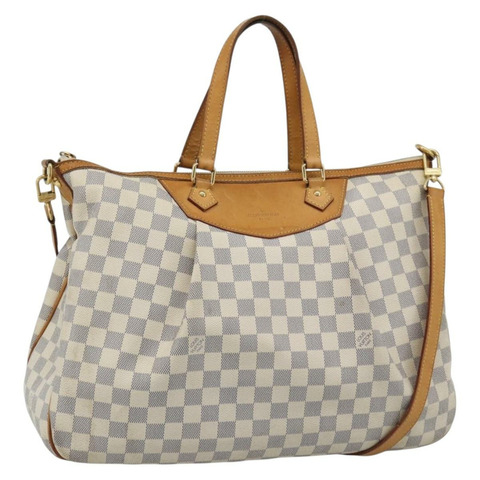 路易威登 Damier Azur Siracusa GM 單背包 N41111 LV Auth ep15640A