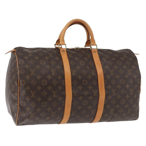 路易威登 Monogram Keepall 50 波士頓包 M41426 LV Auth ka5380V