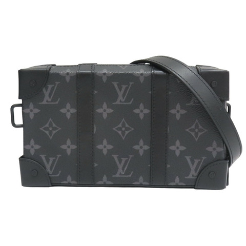 黑色 原花 Eclipse帆布 Soft Trunk 肩背包 M69838【LOUIS VUITTON LV 路易威登】 M69838