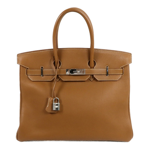 HERMES Togo皮革Birkin 35手挽袋Gold