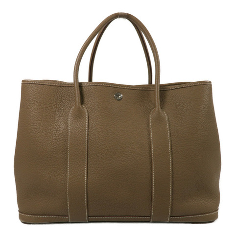 HERMES Clemence皮革GardenParty PM手挽袋