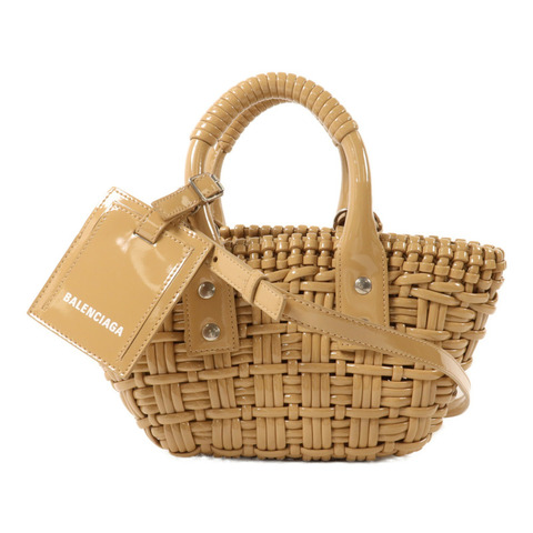 BALENCIAGA 漆皮皮革Bistro XXS手挽肩背兩用袋