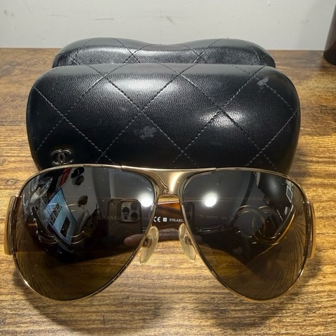 Chanel Glod Farame 4153太陽眼鏡