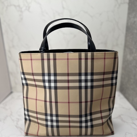 香緹國際精品 BURBERRY 格紋托特包 1174