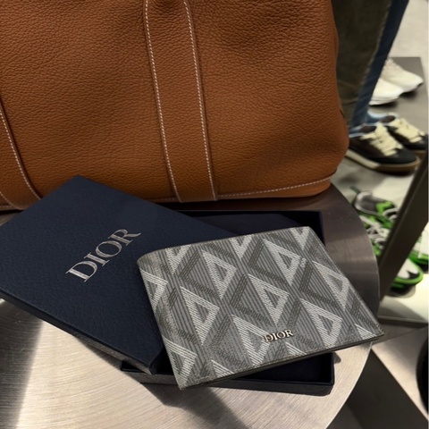 Dior CD Diamond 對折短夾 ｜Classic Trend CT精品｜台北東區實體