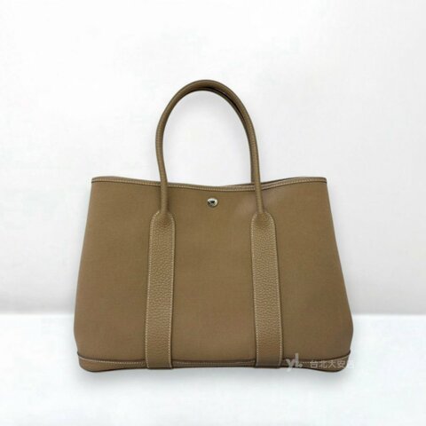 A13405-Hermes GP36大象灰皮加布Garden Party 36