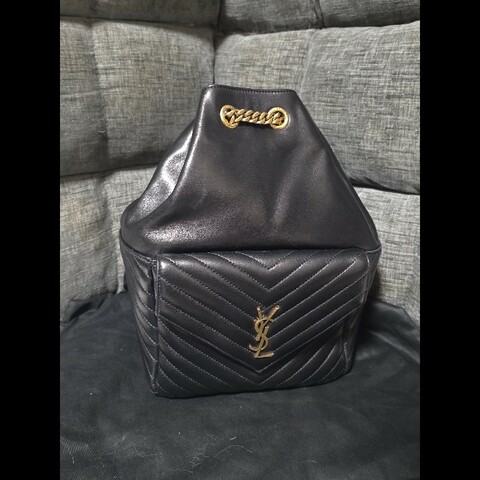 [近新] Saint Laurent YSL 小羊皮後背包 未使用品