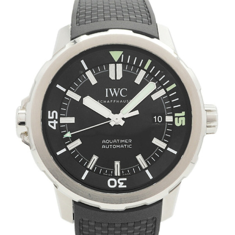 IWC 沙夫豪森海洋時計 IW329002 黑色錶盤男士手錶