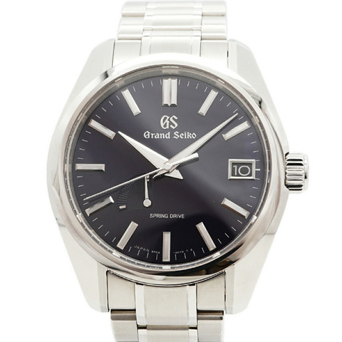 精工 Grand Spring Drive SBGA375 9R65-0CV0 海軍藍錶盤男士腕錶