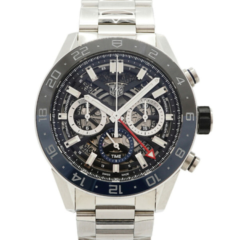 TAG Heuer Carrera Calibre 02 GMT CBG2A1Z 鏤空錶盤男士腕錶