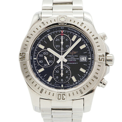 百年靈 Colt Chrono 日本限量版（500 枚）A13388 黑色錶盤男士腕錶