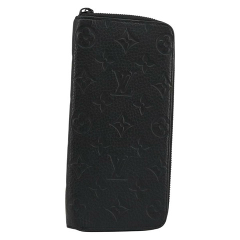 路易威登 Monogram Empreinte Zippy 皮夾黑色 M61864 LV 正品 140525