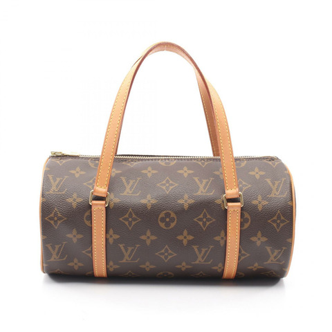 路易威登 Papillon 26 手提包 M51386 Monogram 帆布皮革棕色二手 LV