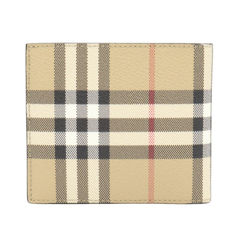 BURBERRY 巴寶莉 對折短夾 經典格紋 PVC塗層帆布 8084174 8084174